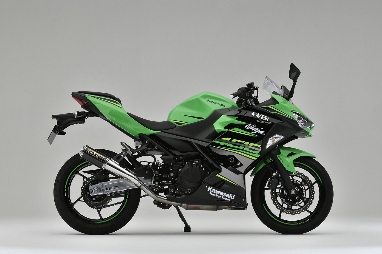 NINJA400 マフラー スリップオン オーバー OVER Racing