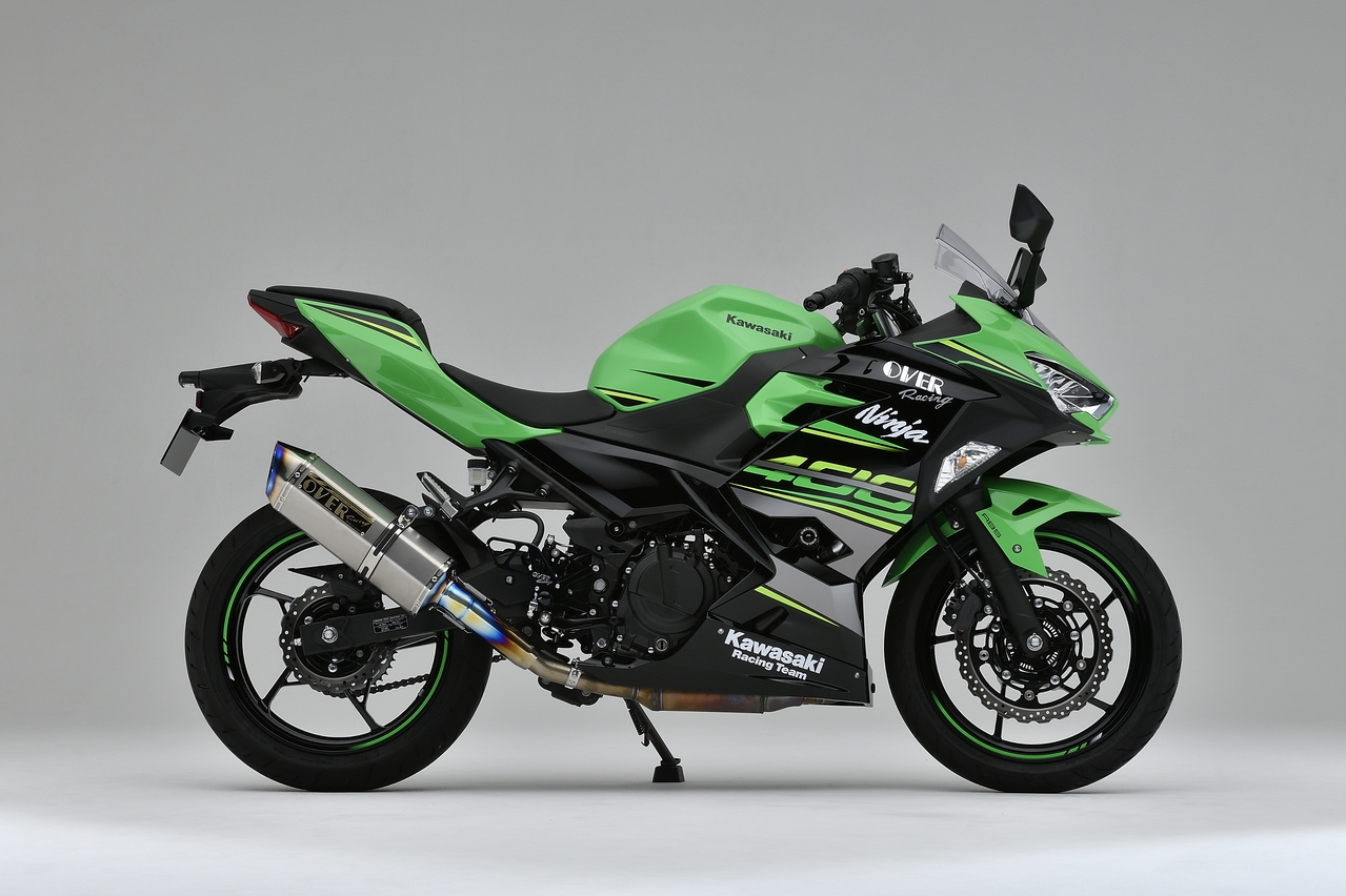 オーヴァーレーシング マフラー  フルチタン Ninja400