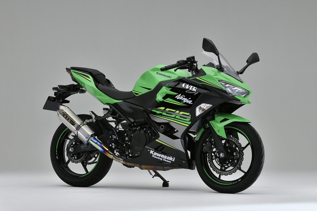 オーヴァーレーシング マフラー  フルチタン Ninja400