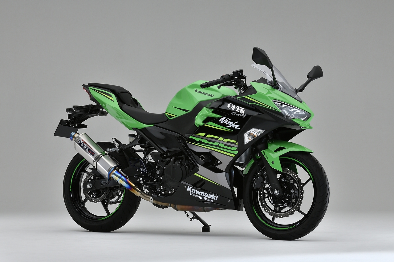 NINJA400 マフラー スリップオン オーバー OVER Racing