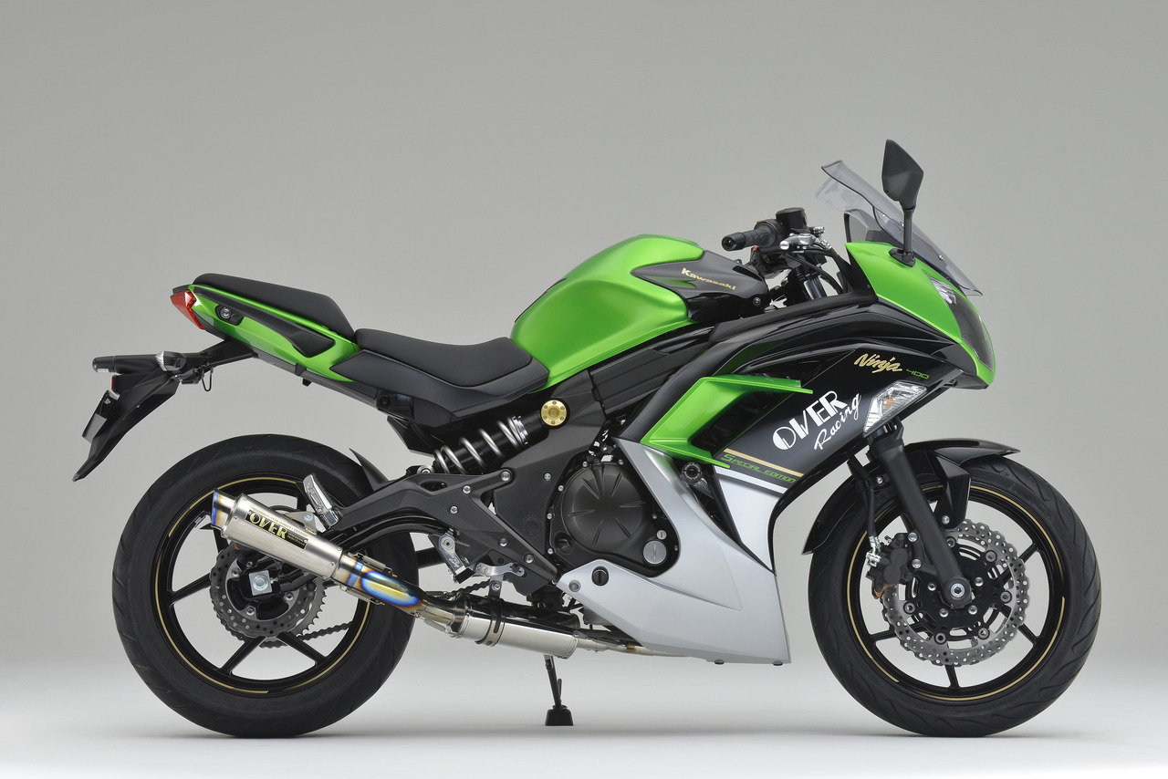 オーヴァーレーシング マフラー  フルチタン Ninja400