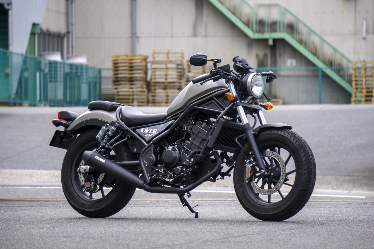 SSメガホン コンプリートマフラー BLK Rebel250(17-)/S Edition(20