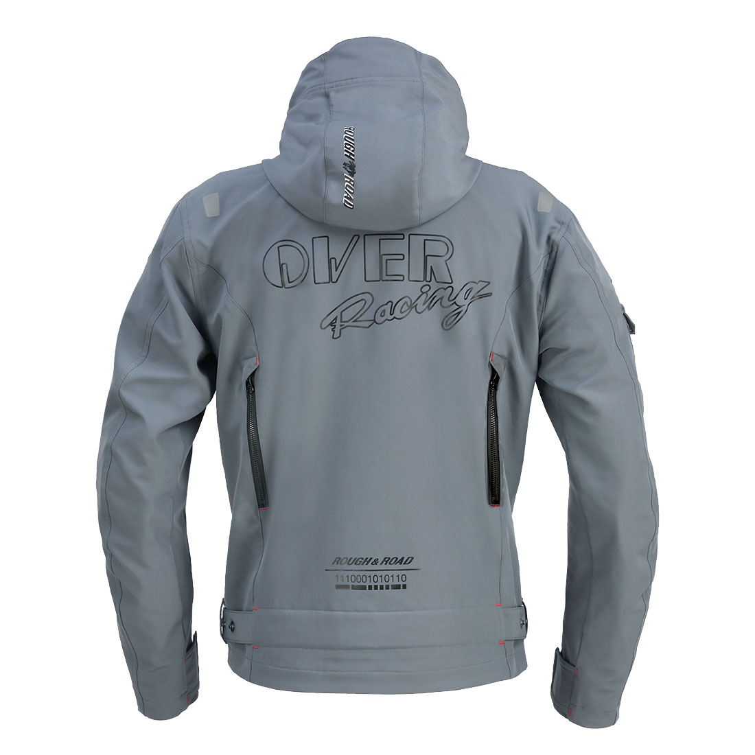エアスルーソフトシェルパーカーFP GRAY WMサイズ OVER